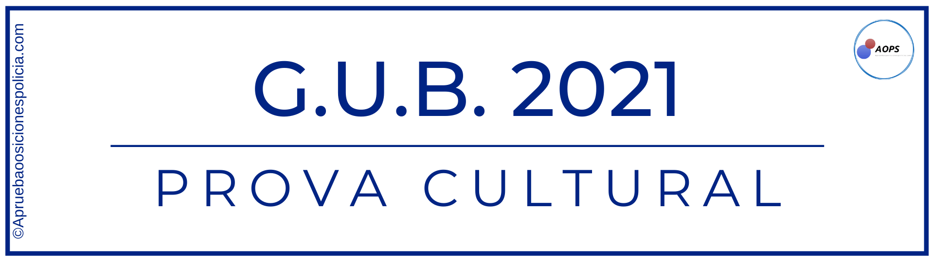 Prova test cultural GUB 2021