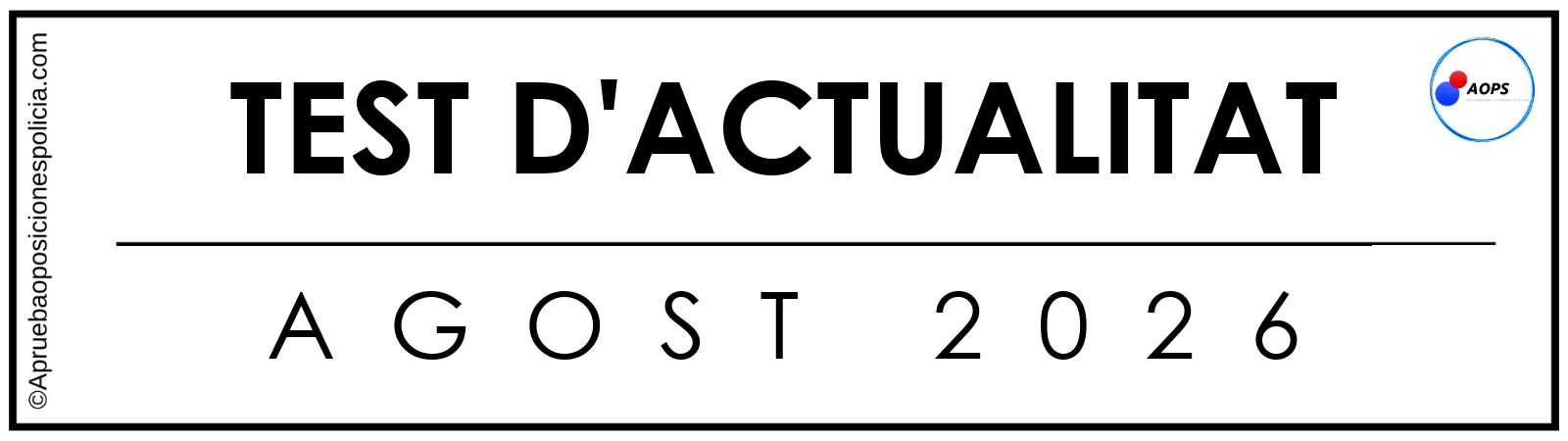 Test Actualitat Agost 2026 · Curs PL i GU · AOPS
